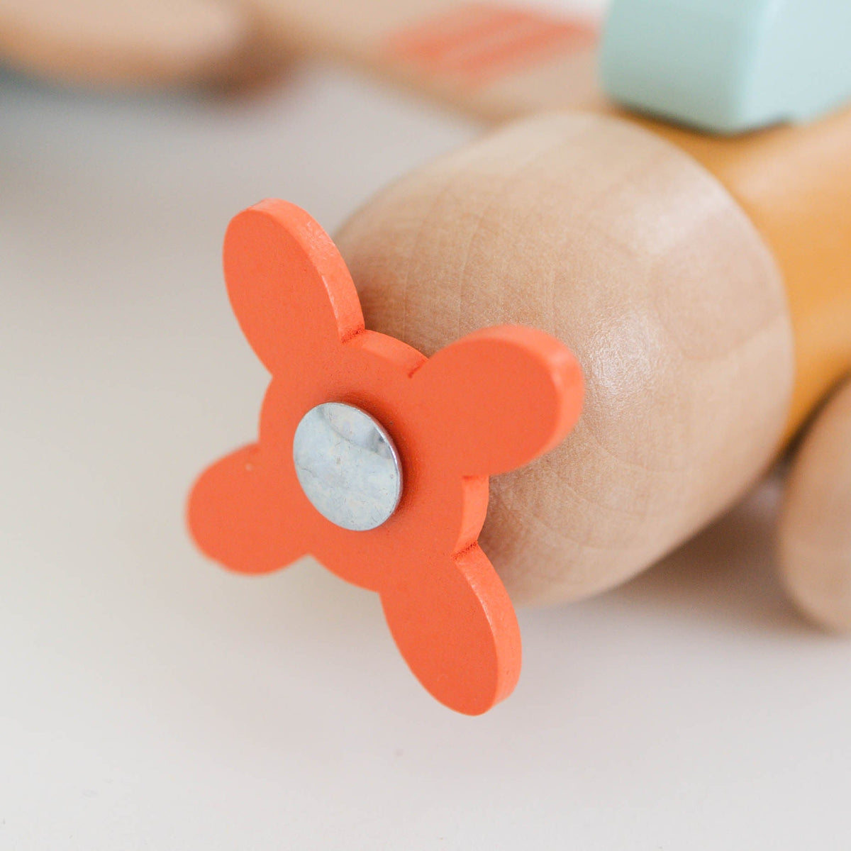 SpiritnSprout Wooden Toy Airplane with Spinning Propeller – Blue, Gold or 2-Pack, Ages 3+