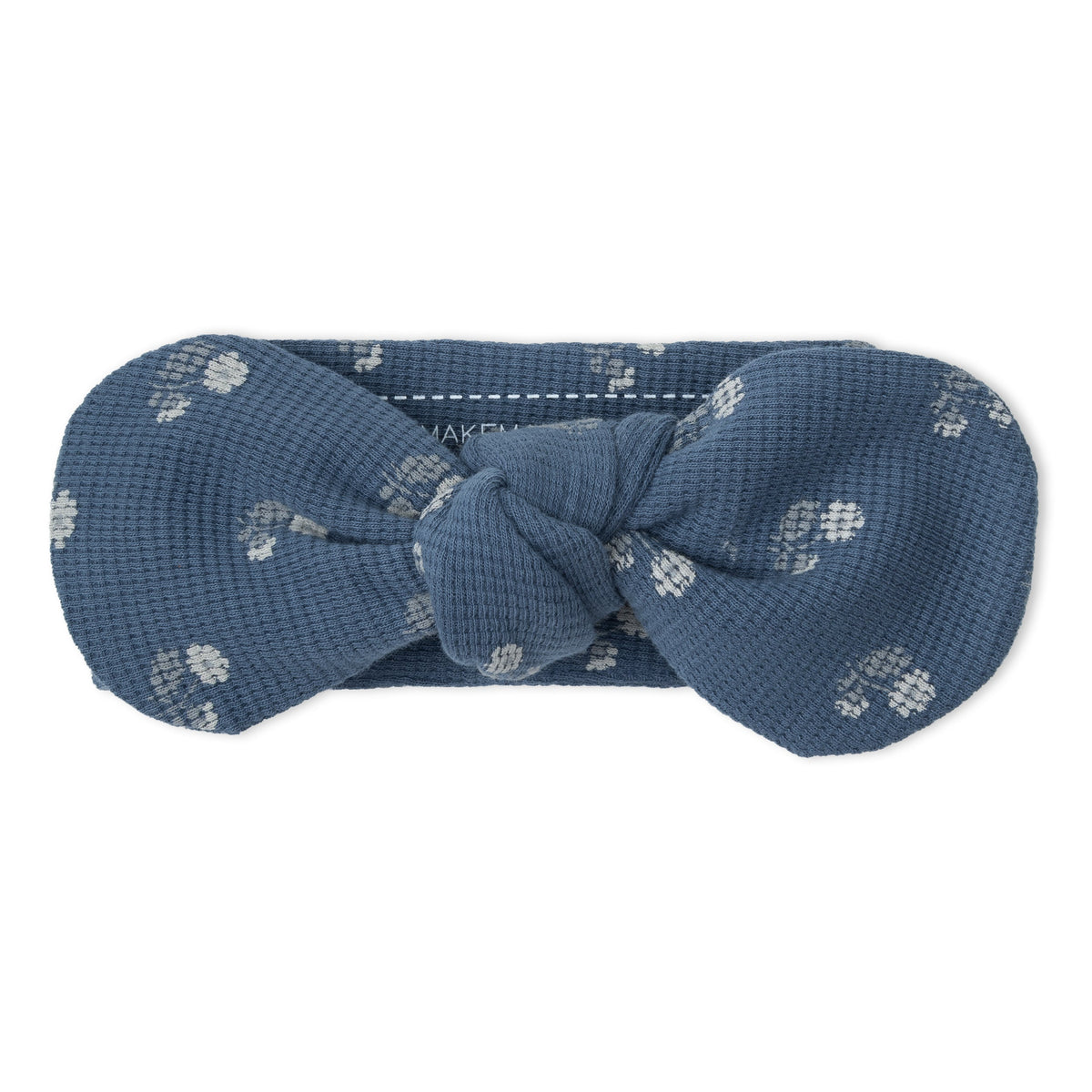 Organic Baby Headwrap – Indigo Blossom