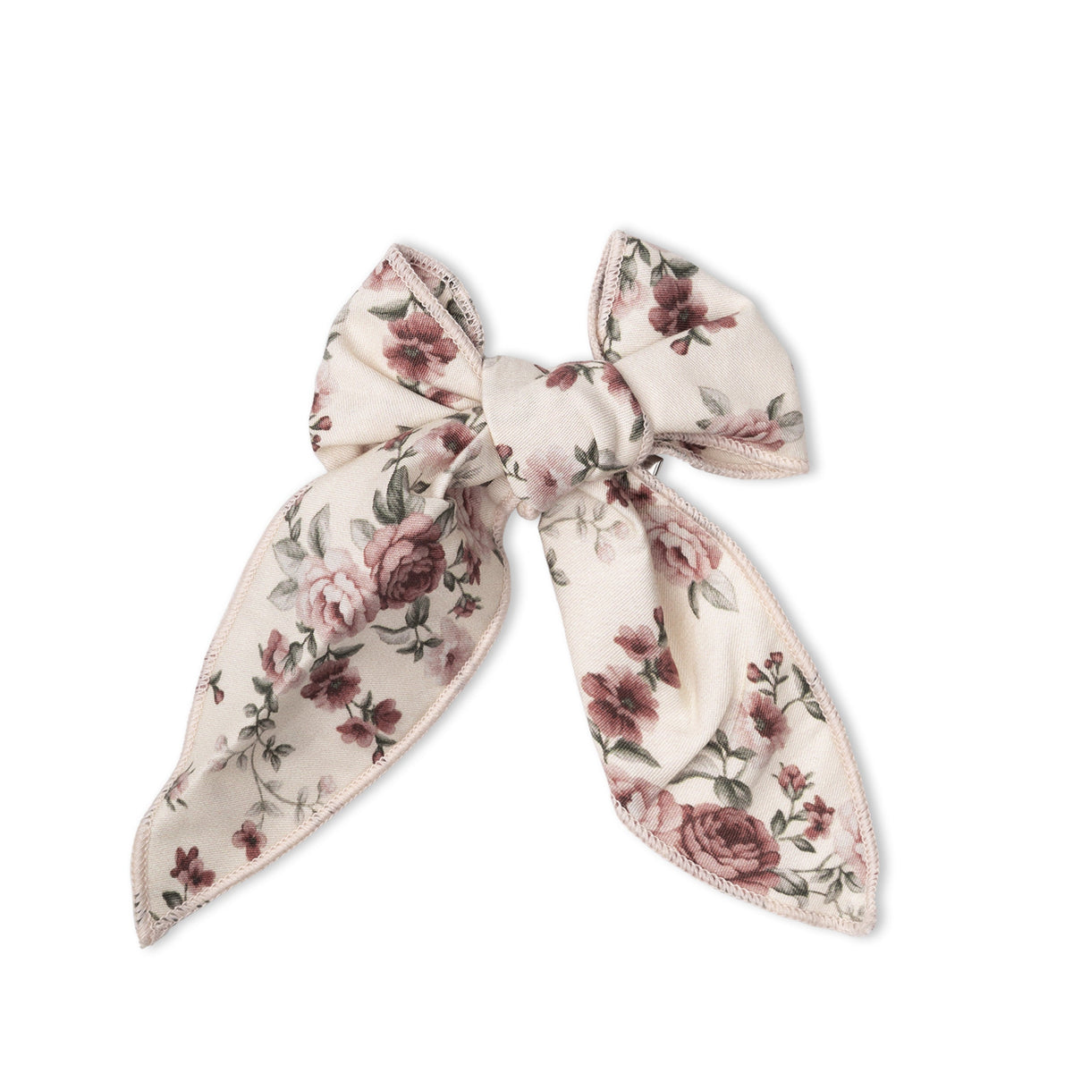Organic Fabric Hair Bow Clip for Kids – Wildrose