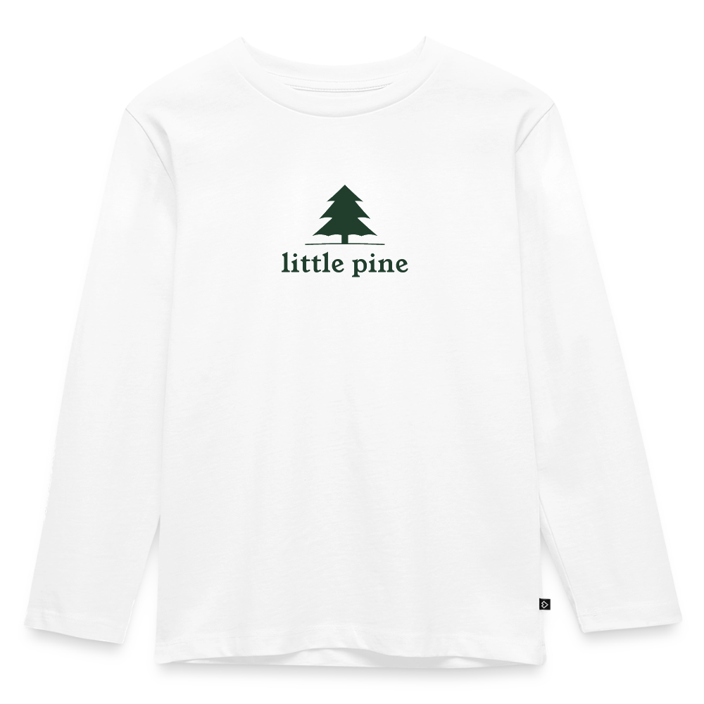 Little Pine Toddler Organic Long Sleeve Shirt - white