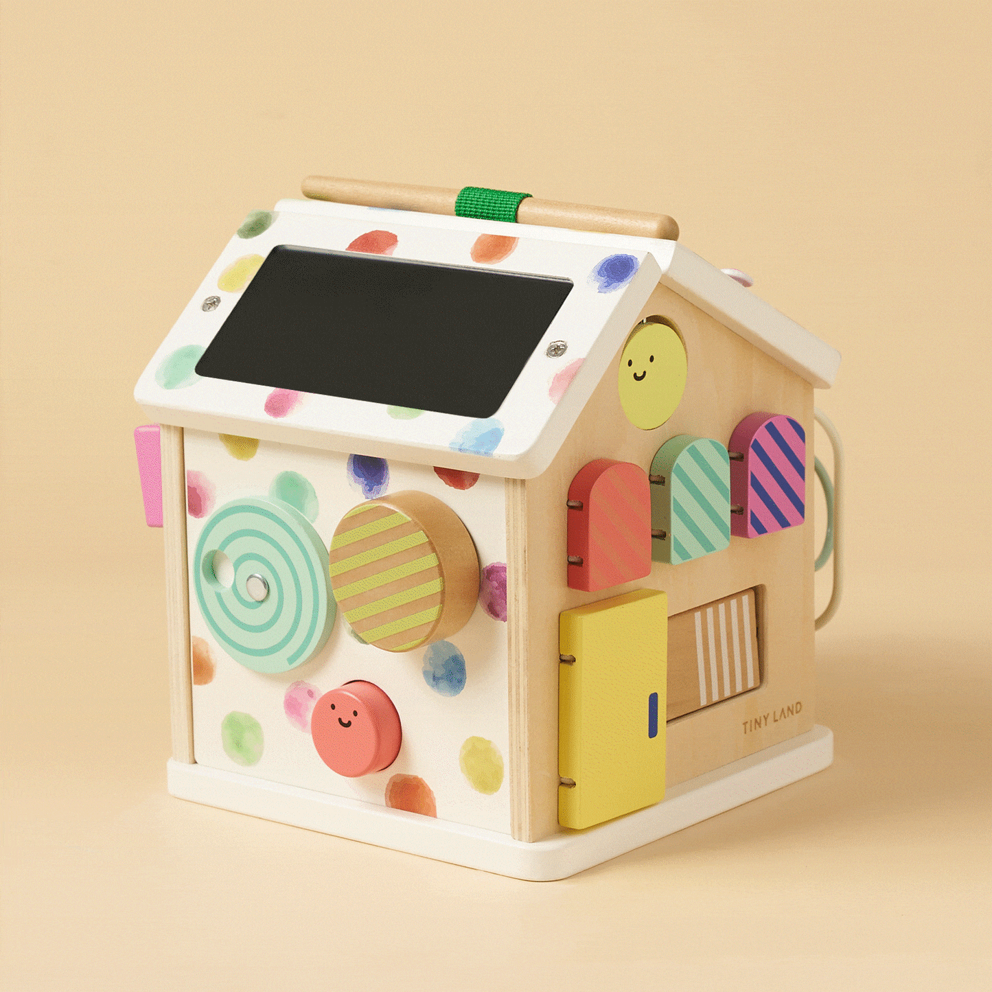 Tiny Land Brain & Hands Montessori Baby Playset – Toy Box (4–6 Months) + Activity Cube