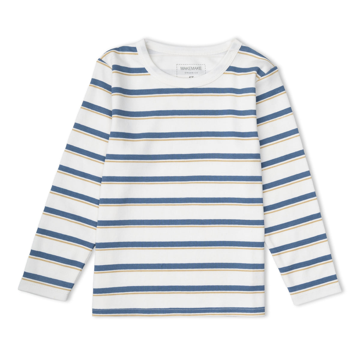 Organic Tee & Pants Set for Babies & Toddlers – Navy Stripe