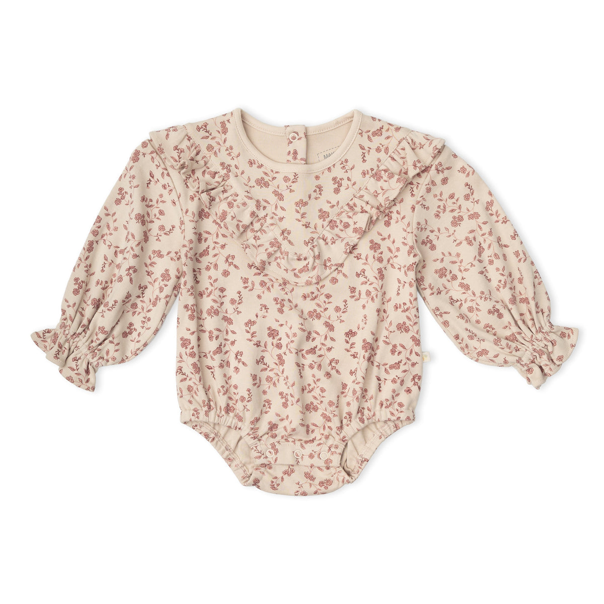Organic Cotton Ruffle Bubble Romper for Babies – Petal Whispers