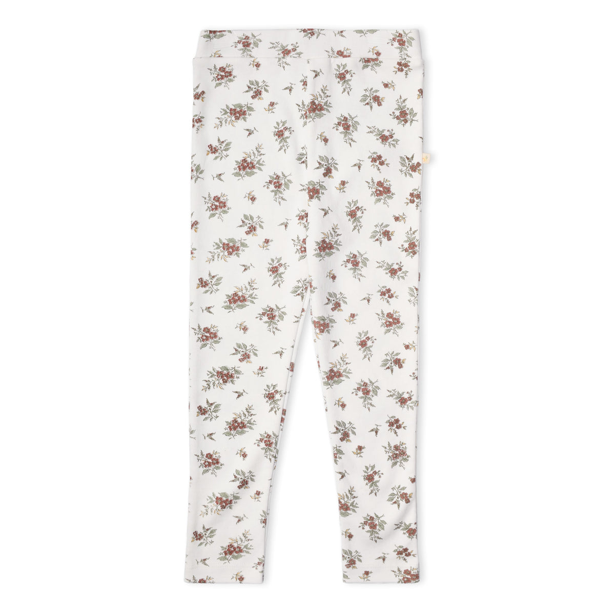 Organic Cotton Leggings, Set of 2 for Babies & Toddlers – Winter Berry + Olive