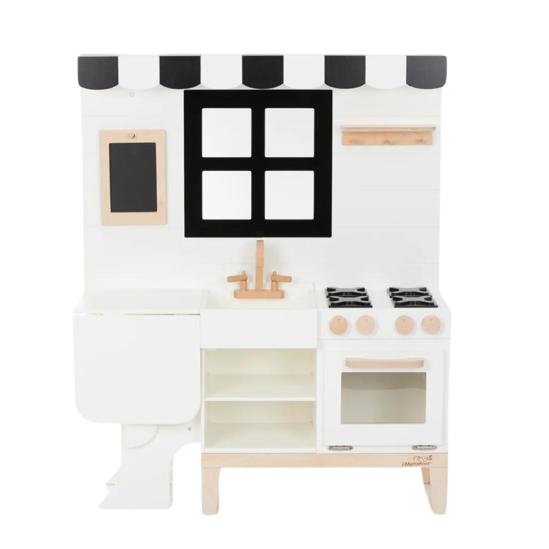 2mamabees Eco-Friendly Wooden Aviana Gourmet Play Kitchen