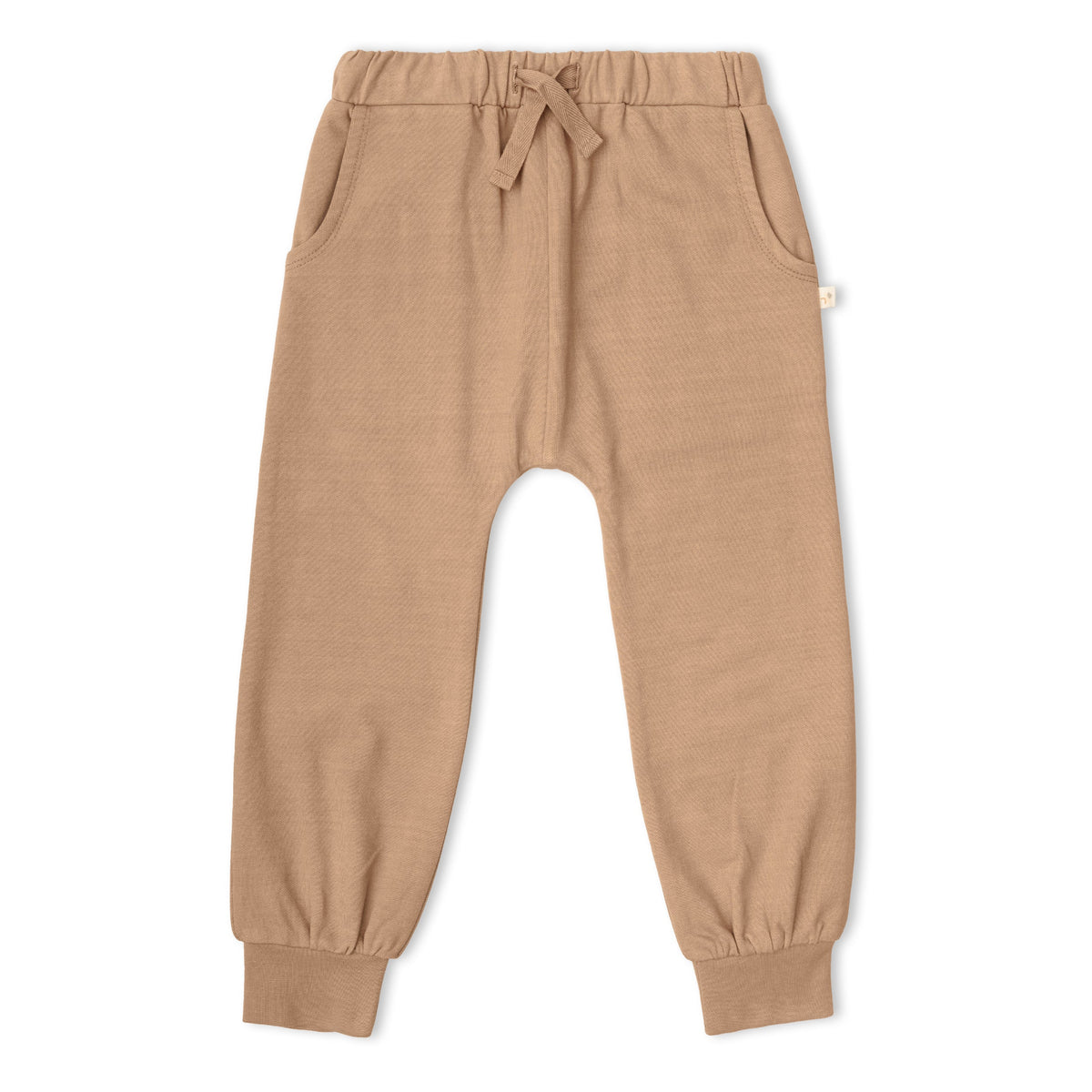 Organic Fleece Jogger Pants for Babies & Toddlers – Taupe