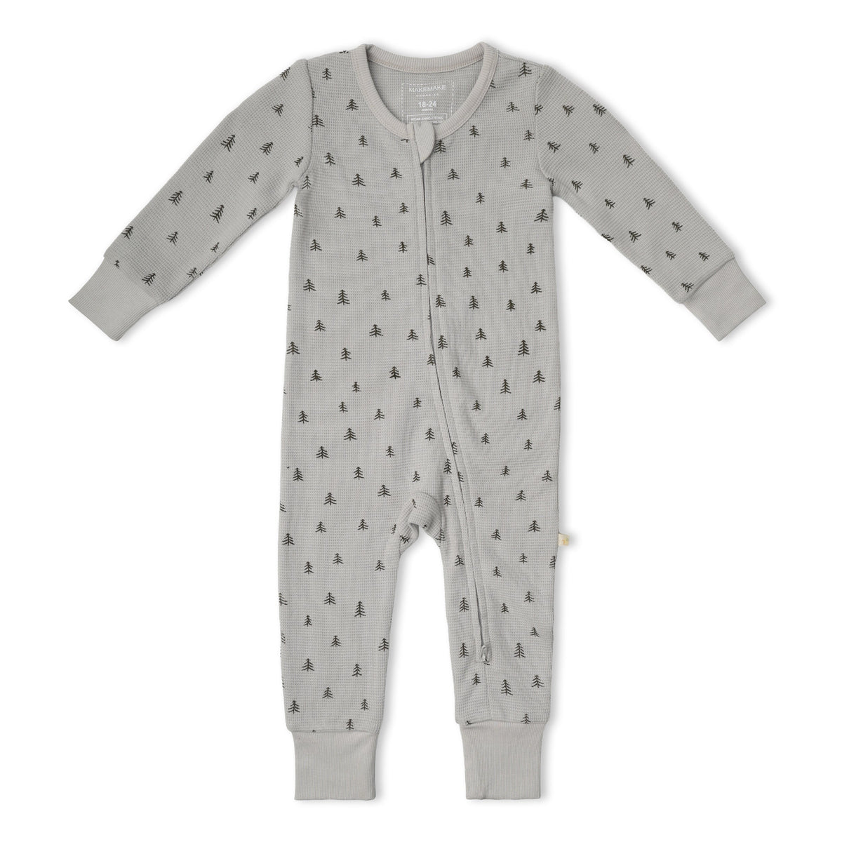 Organic Cotton 2-Way Zip Romper with Convertible Footies & Mittens for Babies – Tiny Pines