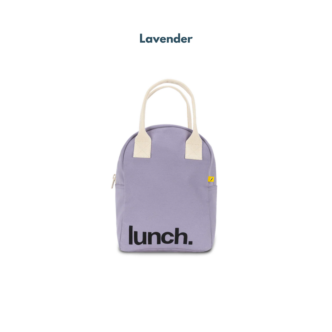 Fluf Organic Cotton Zipper Lunch Bag