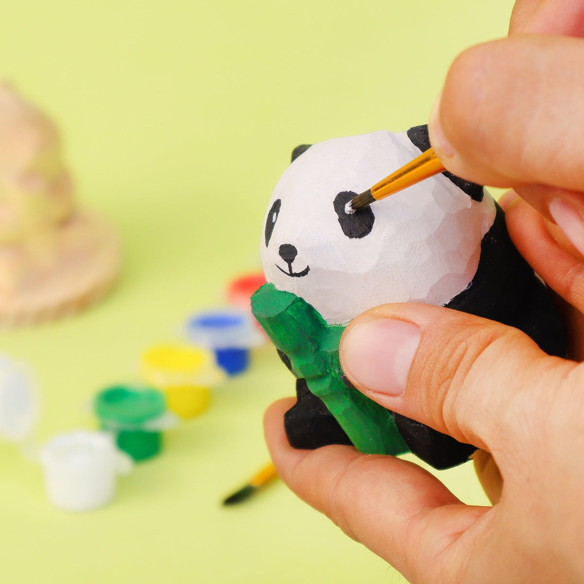 Kitsville Panda Painting Kit – Wooden DIY Craft Kit