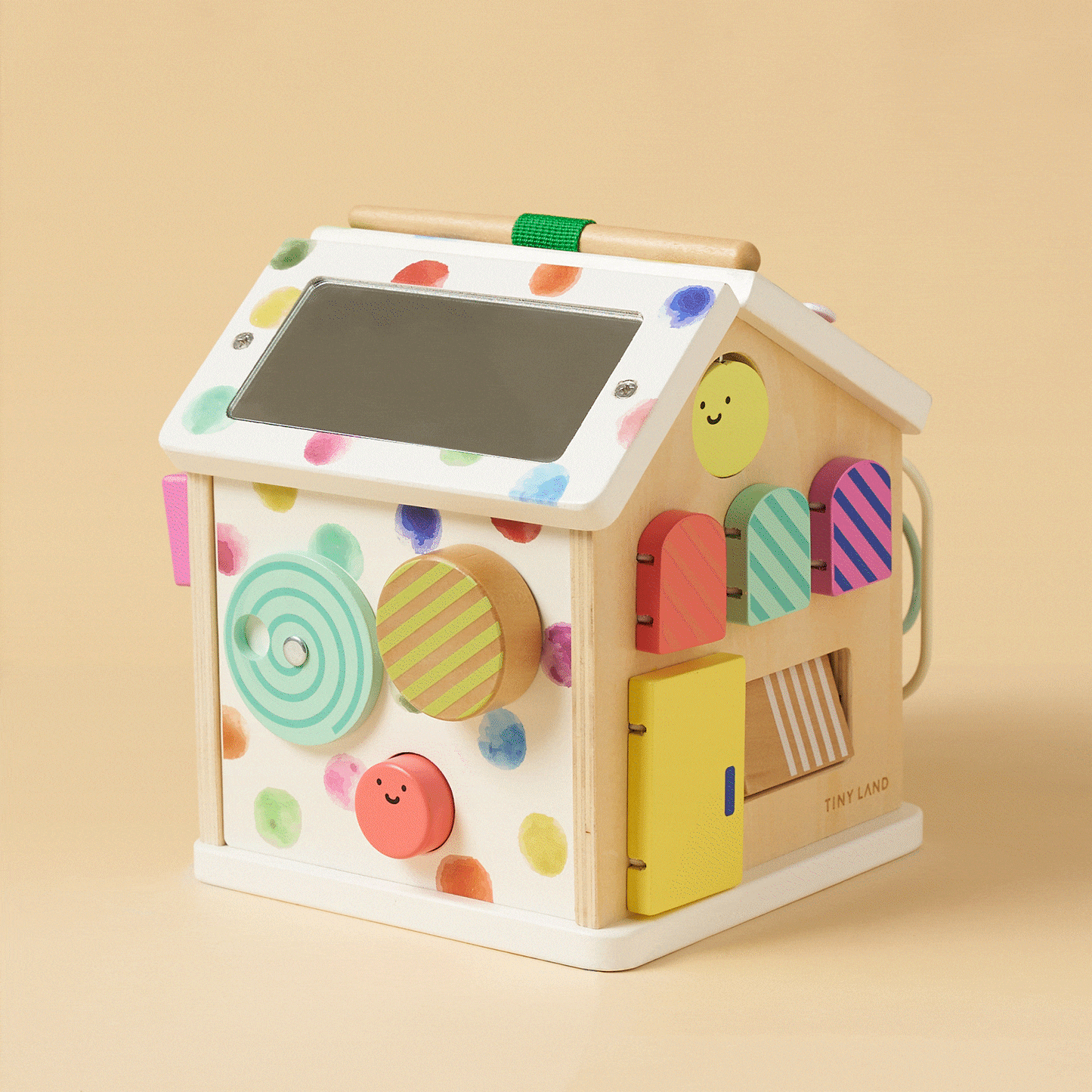 Tiny Land Brain & Hands Montessori Baby Playset – Toy Box (4–6 Months) + Activity Cube