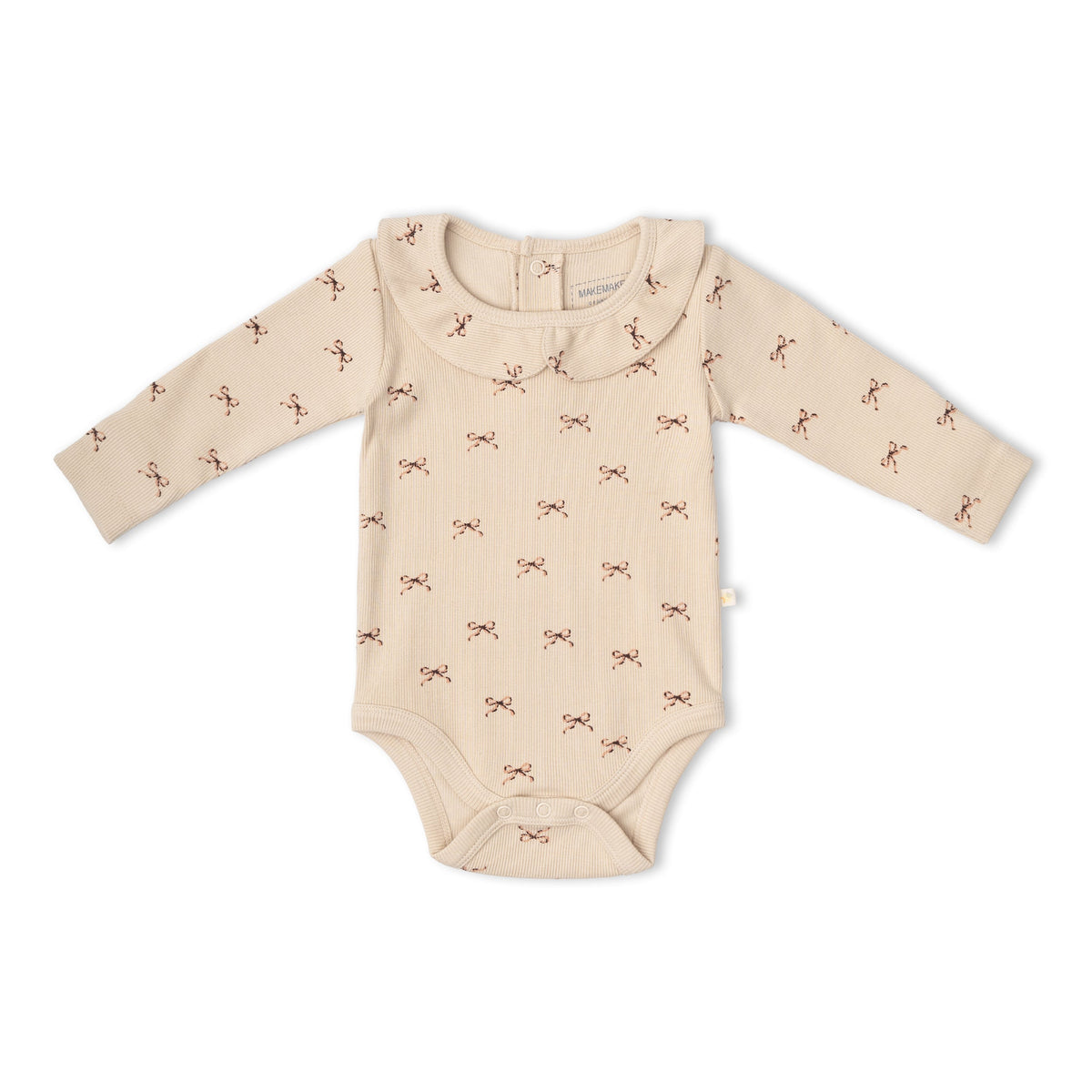 Organic Ruffle Collar Onesie & Pants Set for Babies – Tiny Bows