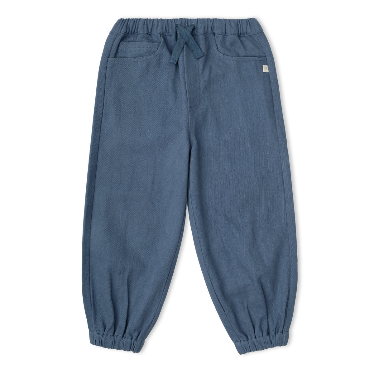 Organic Cotton Twill Jogger Pants for Babies & Toddlers – Navy