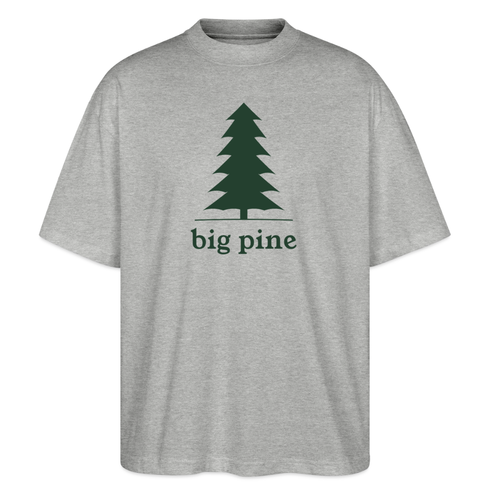 Men's Big Pine Organic Cotton Oversized T-Shirt - heather gray