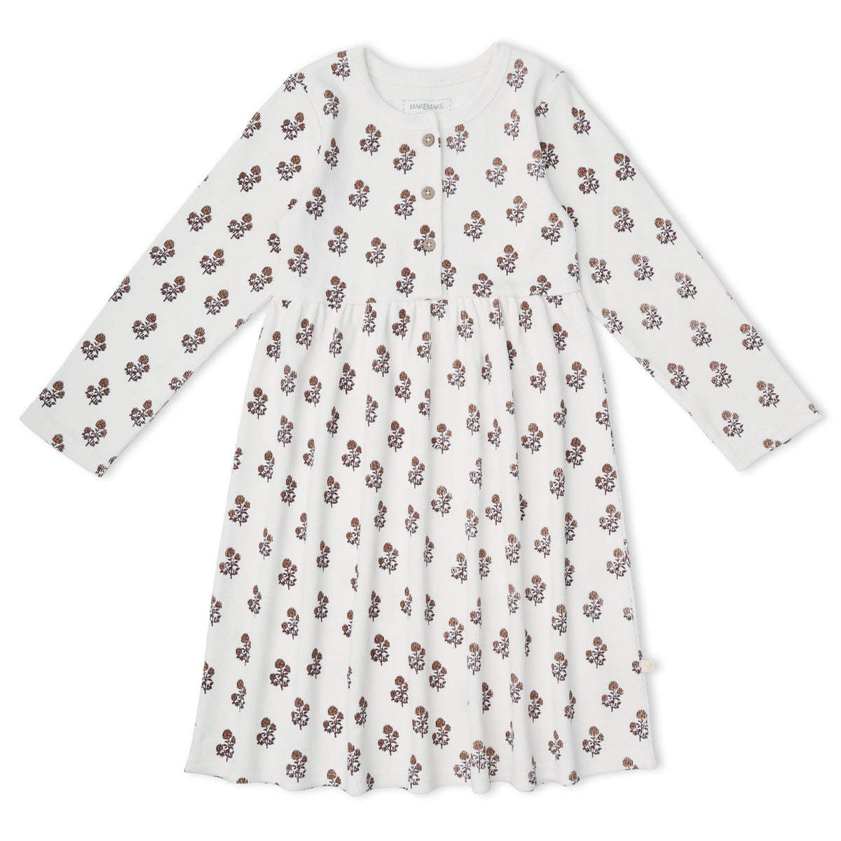 Organic Cotton Buttoned Dress for Babies & Toddlers – Loom