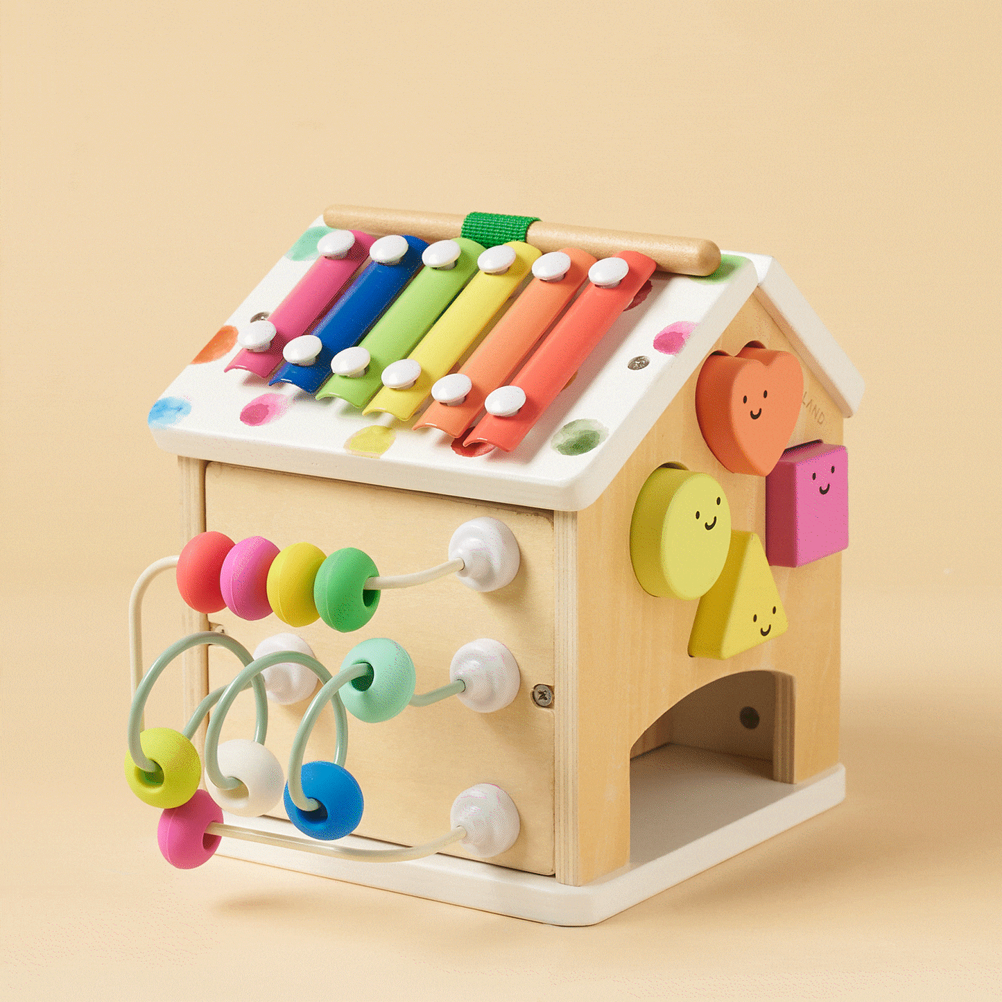 Tiny Land Brain & Hands Montessori Baby Playset – Toy Box (4–6 Months) + Activity Cube
