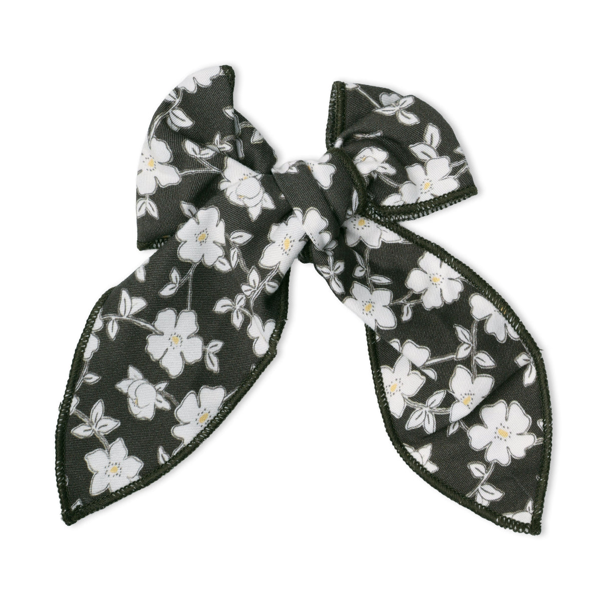Organic Fabric Hair Bow Clip for Kids – Twilight Meadow