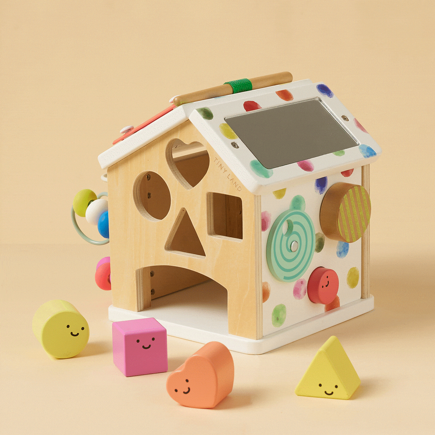 Tiny Land Brain & Hands Montessori Baby Playset – Toy Box (4–6 Months) + Activity Cube