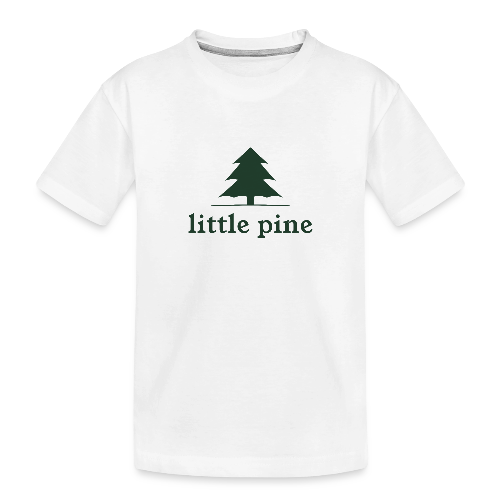 Toddler Little Pine Organic T-Shirt - white