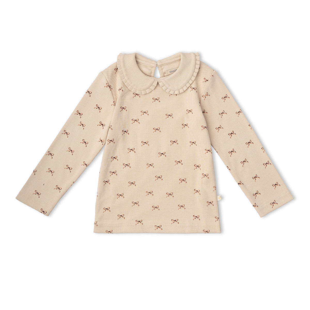 Organic Cotton Ruffle Collar Top & Leggings Set for Babies & Toddlers – Tiny Bows