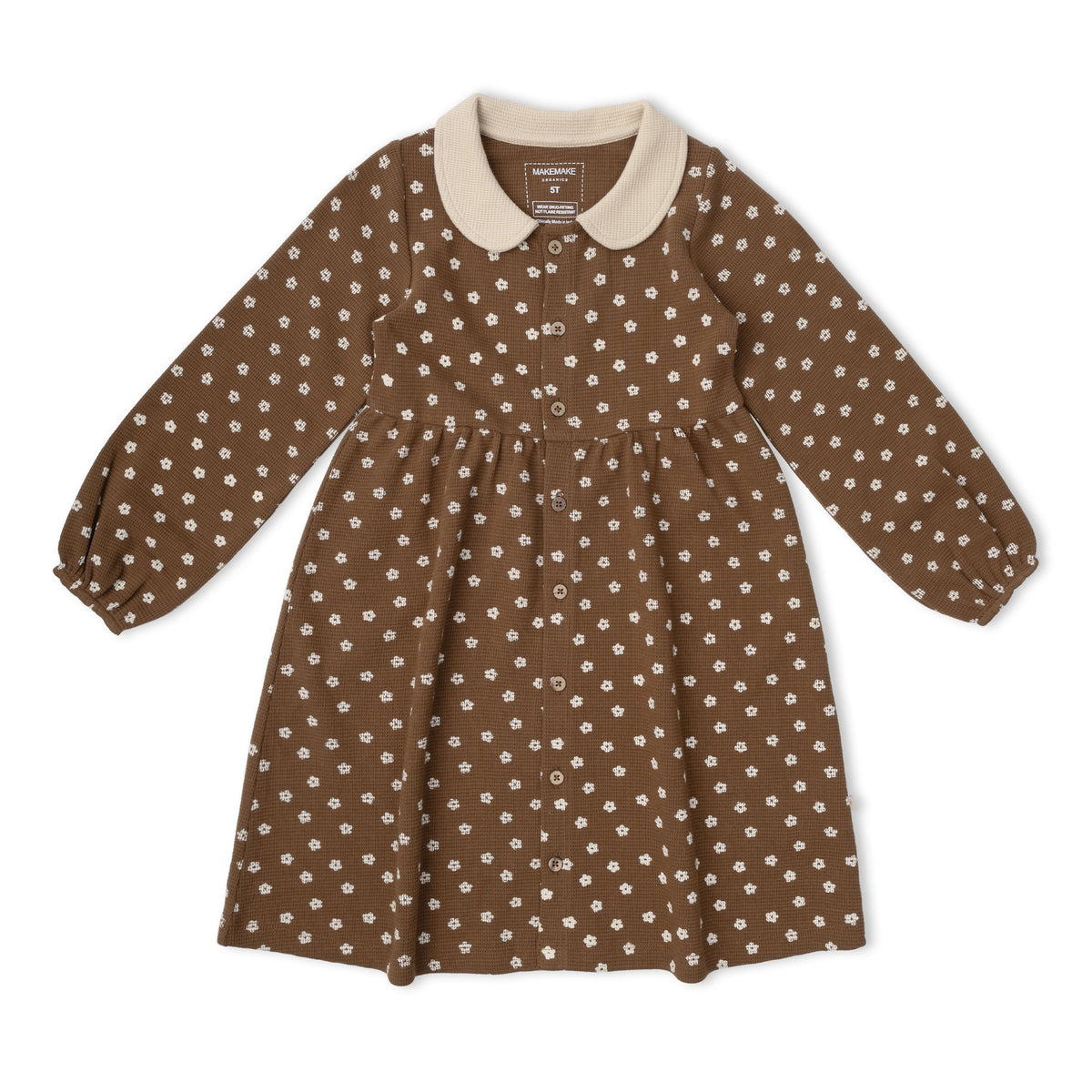 Organic Cotton Collared Dress for Babies & Toddlers – Chestnut Bloom