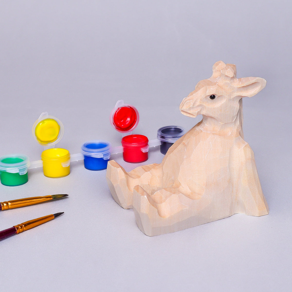 Kitsville Giraffe Painting Kit – Wooden DIY Craft Kit