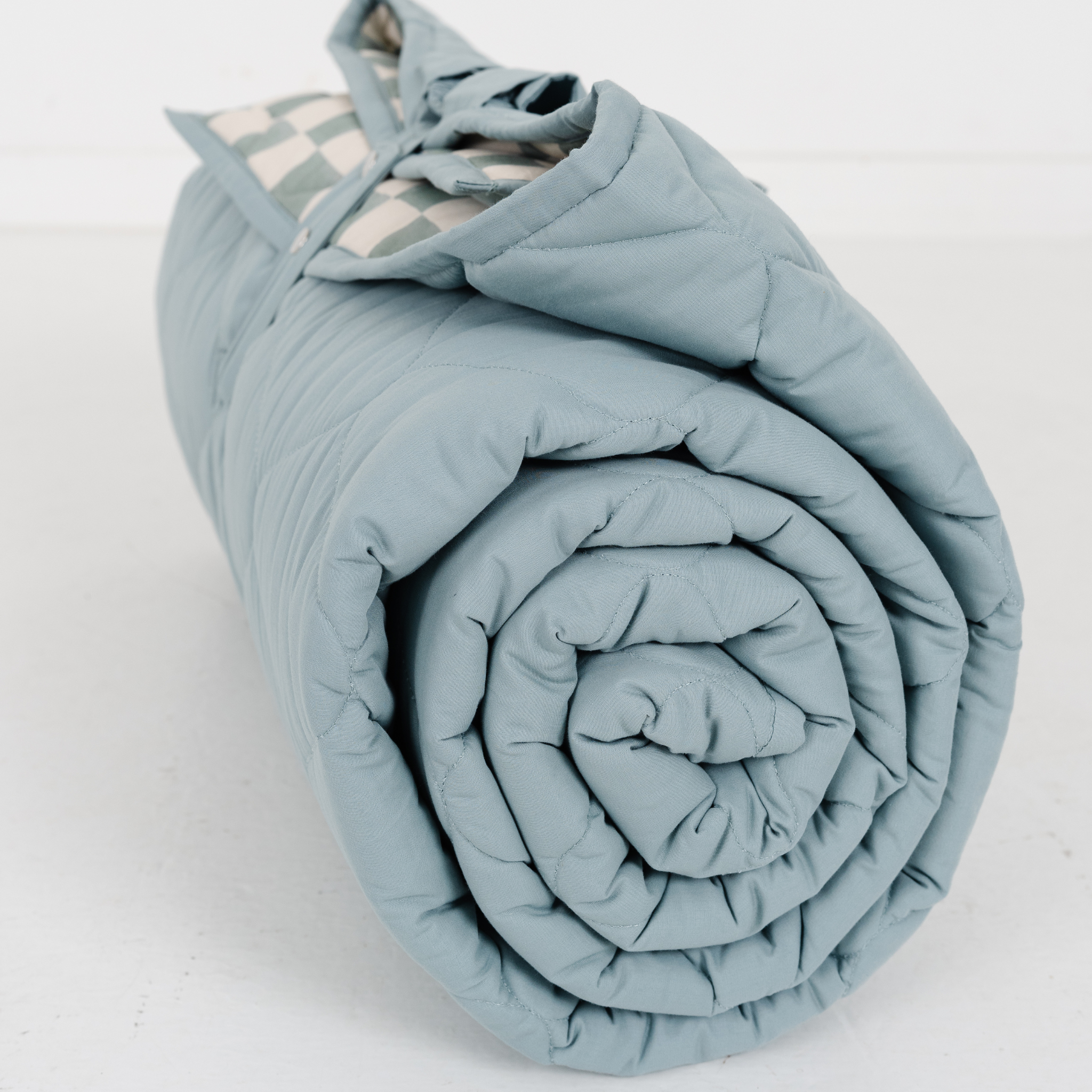 Checker Matcha Picnic Blanket - Thumbnail 3