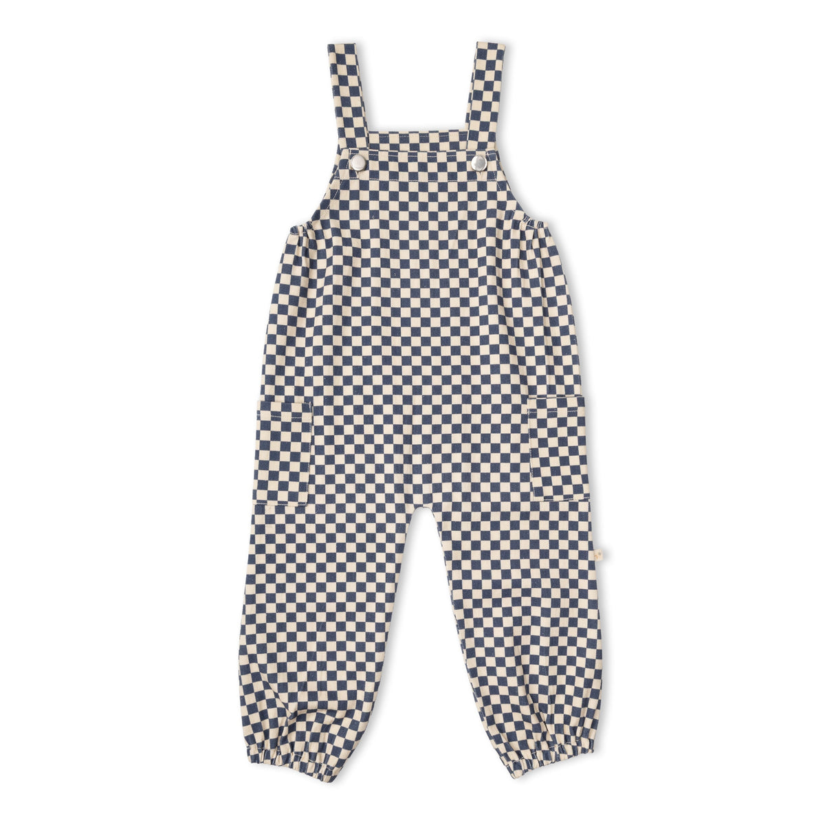 Organic Cotton Twill Overalls for Babies & Toddlers – Midnight Check