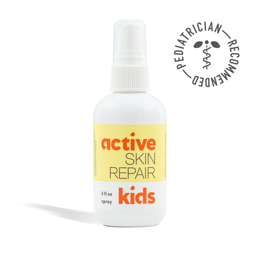Active Skin Repair Kids Spray | FDA-Cleared Hypochlorous Acid First Aid Spray | 0.012% HOCl Wound Care for Children | Non-Stinging Antiseptic | Medical-Grade Formula | Made in USA - 3oz