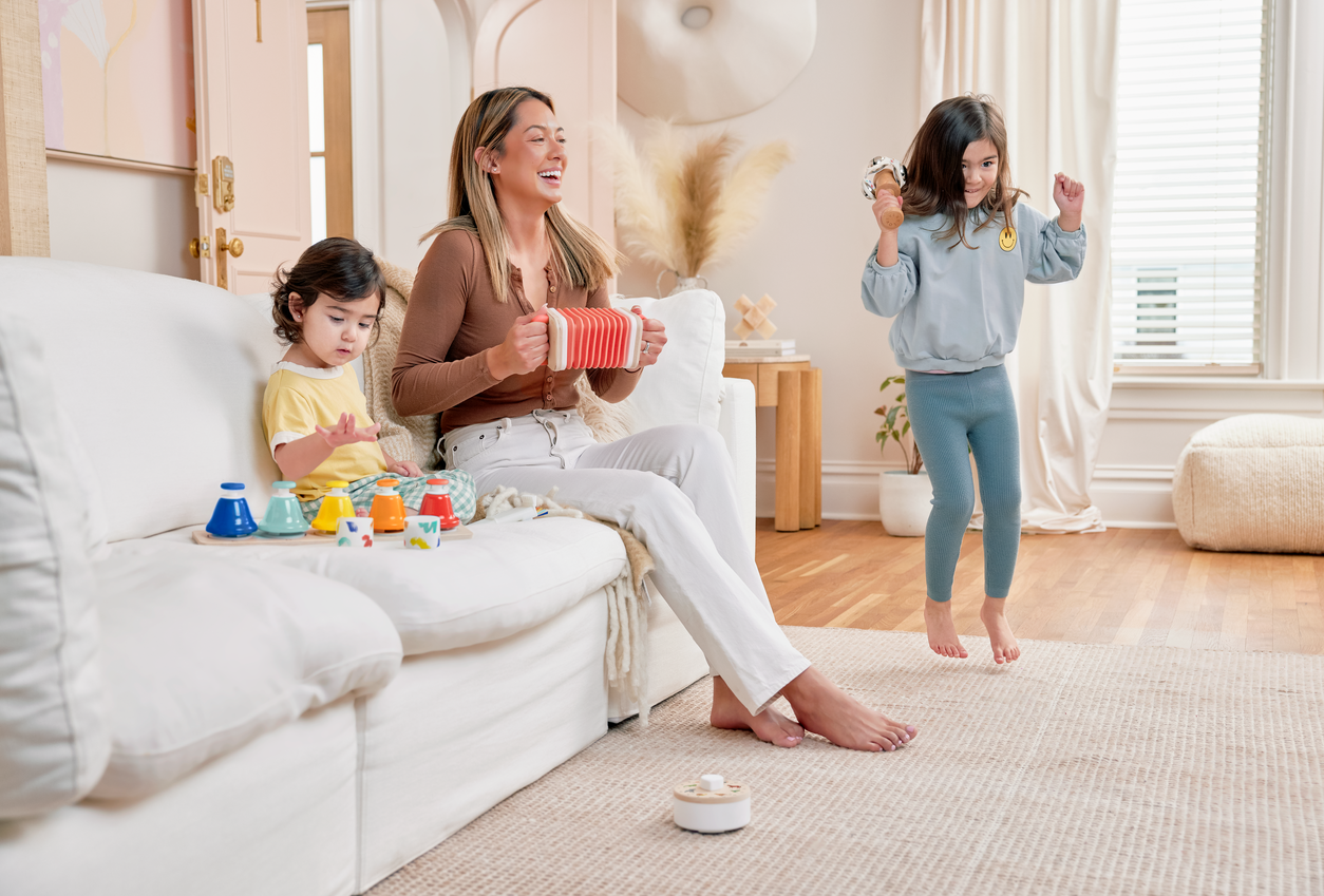 The Music Set - 6 Sustainable Montessori Musical Instruments & Educational Play by Lovevery