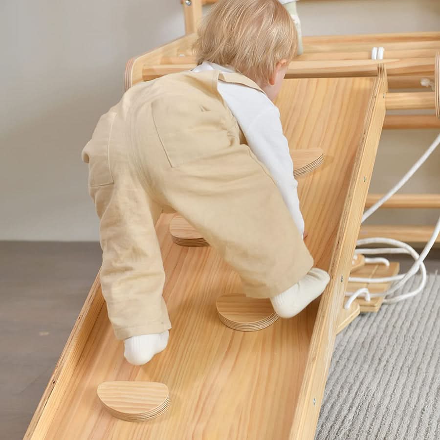 Avenlur Betula Eco-Friendly Wooden Swedish Wall Ladder and Climber