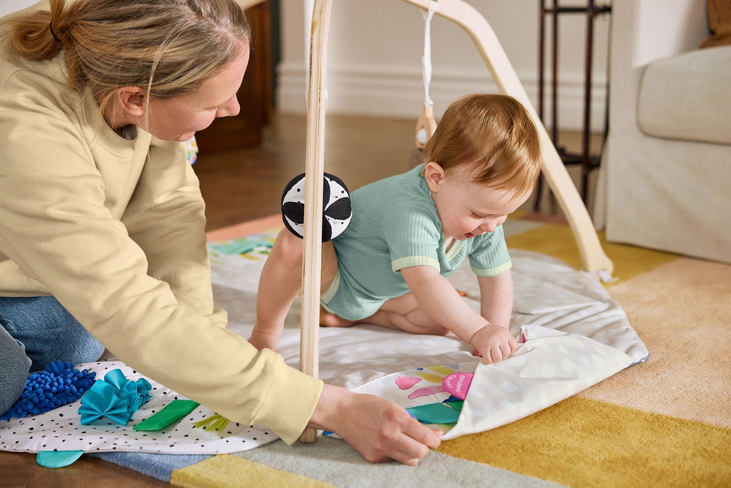 The Play Gym - Award-Winning Developmental Activity & Tummy Time Mat by Lovevery
