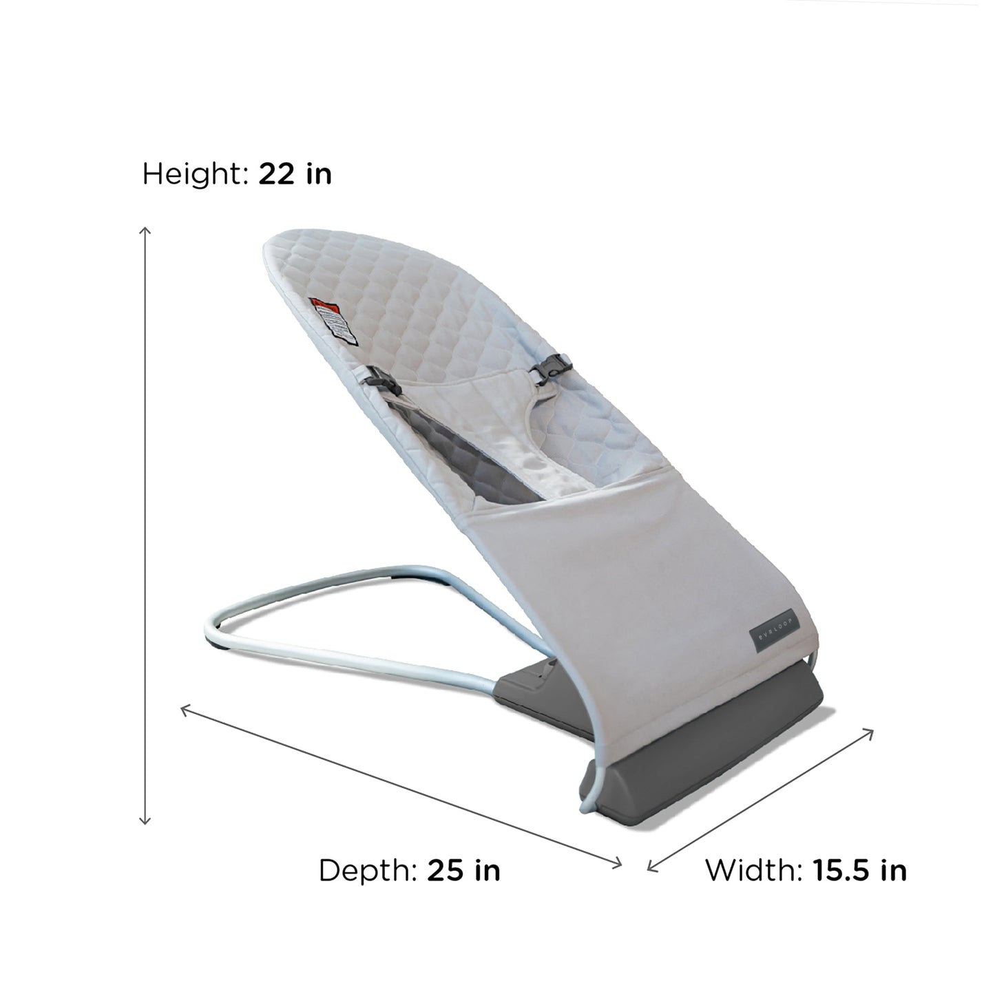 Evrloop Organic Cotton and Wool Eco-Friendly Baby Bouncer