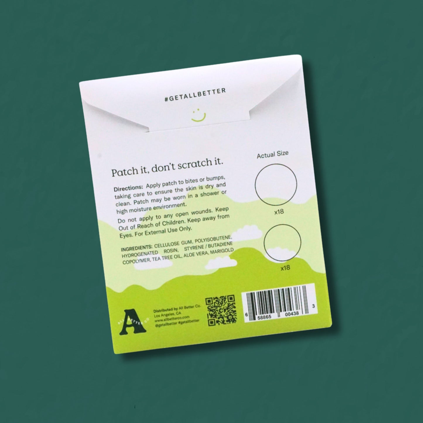 The Patch That Stops the Scratch - Hydrocolloid Bug Bite Relief with Tea Tree & Aloe