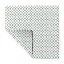 Load image into Gallery viewer, Checker Matcha Vegan Leather Mat
