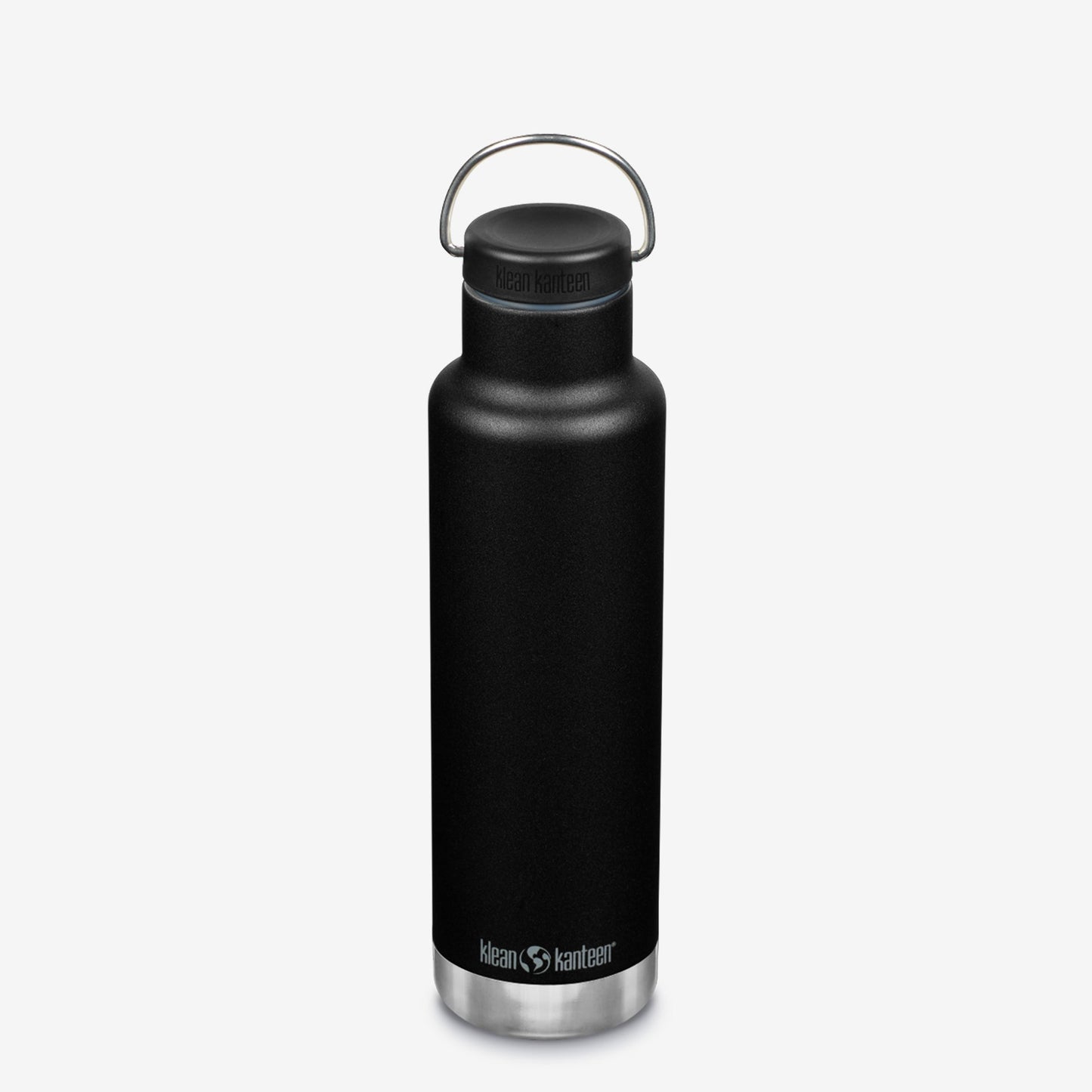 Klean Kanteen 20 oz Classic Stainless Steel Non-Toxic Eco-Friendly Insulated Water Bottle with Loop Cap