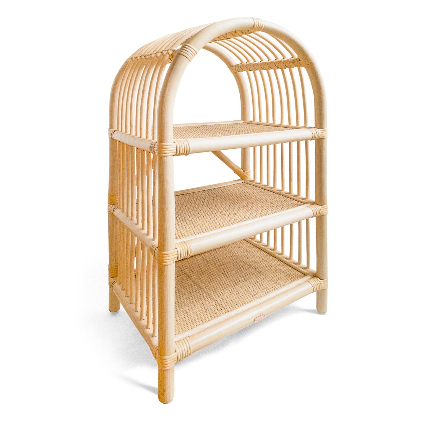 Poppie Toys Natural Rattan Montessori Shelves