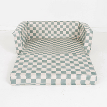 Load image into Gallery viewer, Checker Matcha Play Couch
