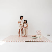 Load image into Gallery viewer, Checker Toffee Vegan Leather Mat

