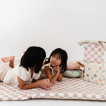 Load image into Gallery viewer, Checker Toffee Vegan Leather Mat
