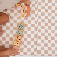 Load image into Gallery viewer, Checker Toffee Vegan Leather Mat
