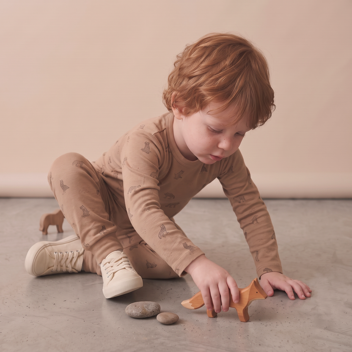 Organic Tee & Pants Set for Babies & Toddlers – Woodland Fox