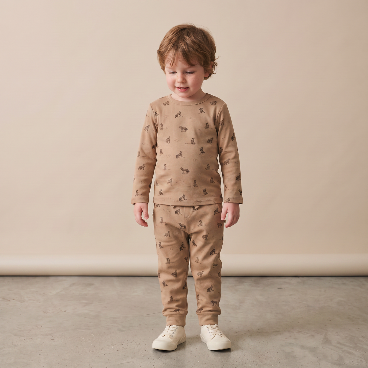 Organic Tee & Pants Set for Babies & Toddlers – Woodland Fox