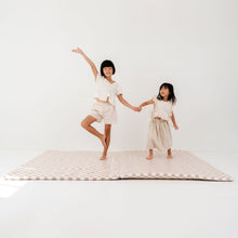 Load image into Gallery viewer, Checker Toffee Vegan Leather Mat
