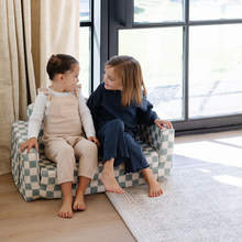 Load image into Gallery viewer, Checker Matcha Play Couch

