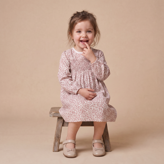 Organic Cotton Smocked Sundress for Babies & Toddlers – Wild Petal