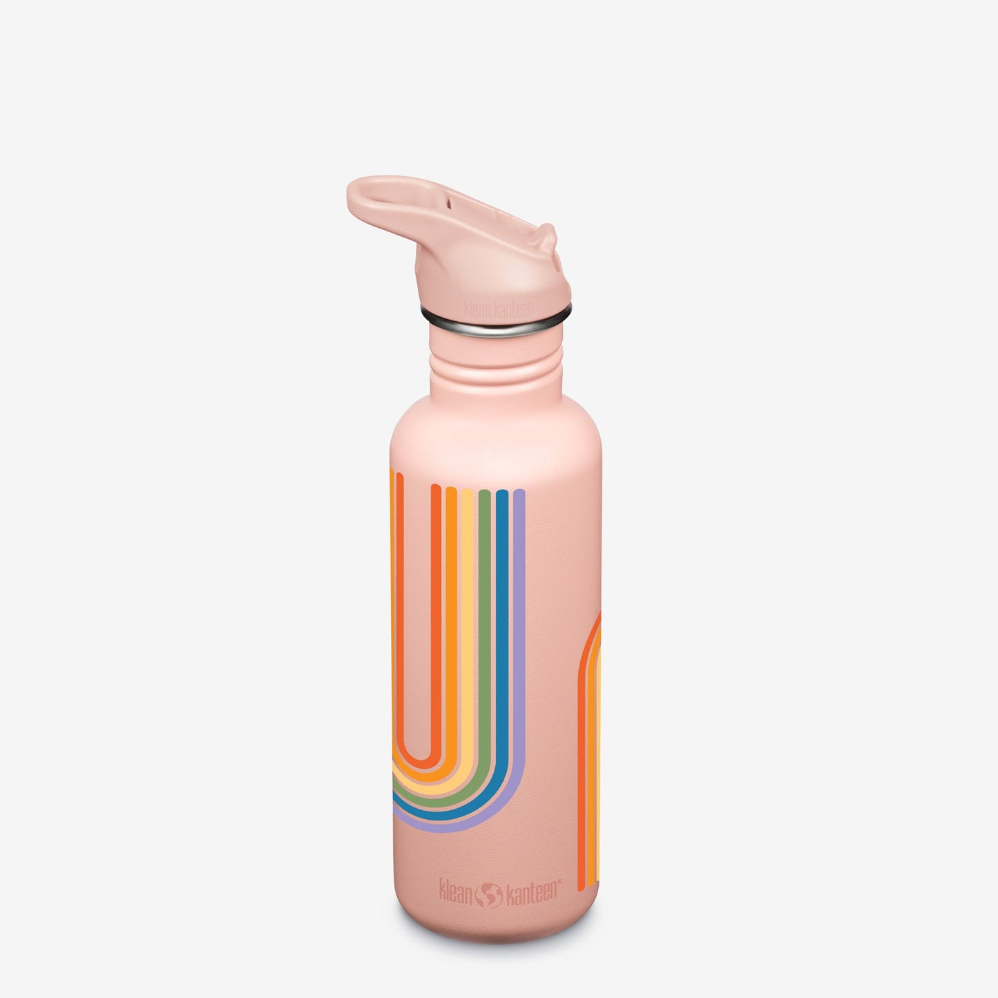 Klean Kanteen 27oz with Flip Seal Sport Cap - Rainbow Flow