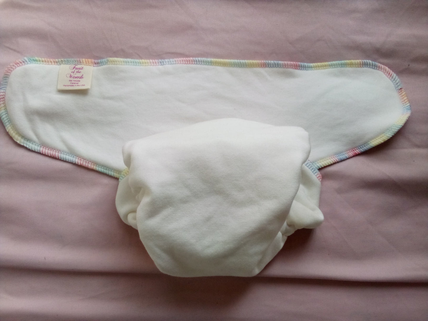 Black Flex-Fit Winged Perfect fit Preflat (WPFP) Organic Cloth Diapers (Set of 3)