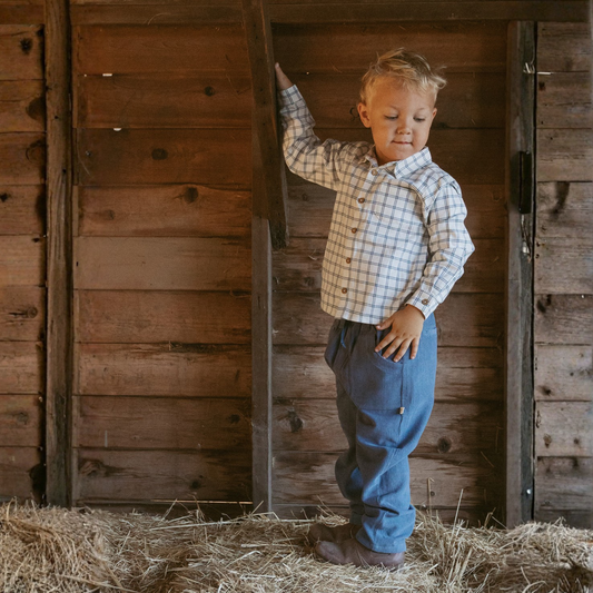 Organic Cotton Corduroy Pants for Babies & Toddlers – Navy
