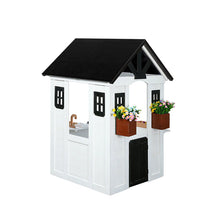 Load image into Gallery viewer, 2Mamabees Sustainable Wooden Outdoor and Indoor Ajure Playhouse
