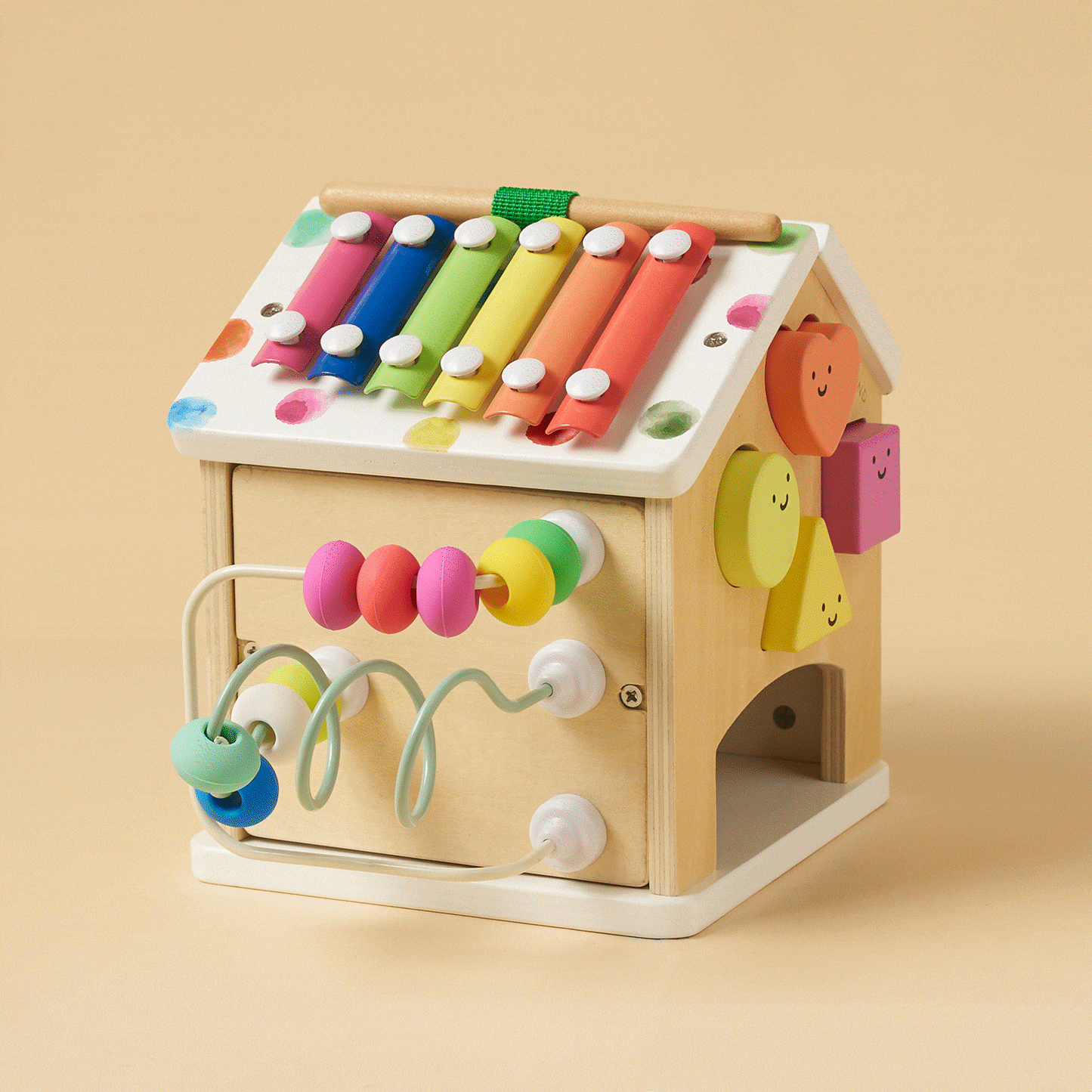 Tiny Land Brain & Hands Montessori Baby Playset – Toy Box (4–6 Months) + Activity Cube